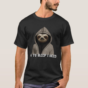lazy sloth day sleep relax men women T-Shirt