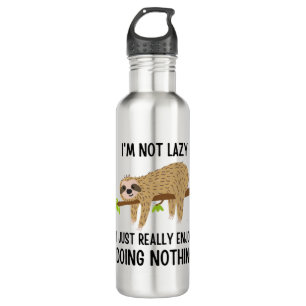 Lazy Sloth Doing Nothing 710 Ml Water Bottle