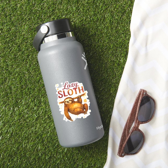 Lazy Sloth in Alcohol Ink Classic T-Shirt (HydroFlask Insitu)