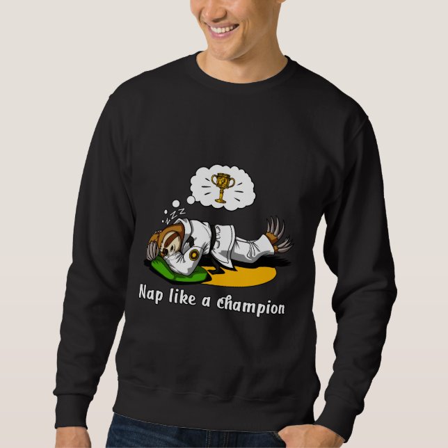 Lazy Sloth Karate Sweatshirt (Front)