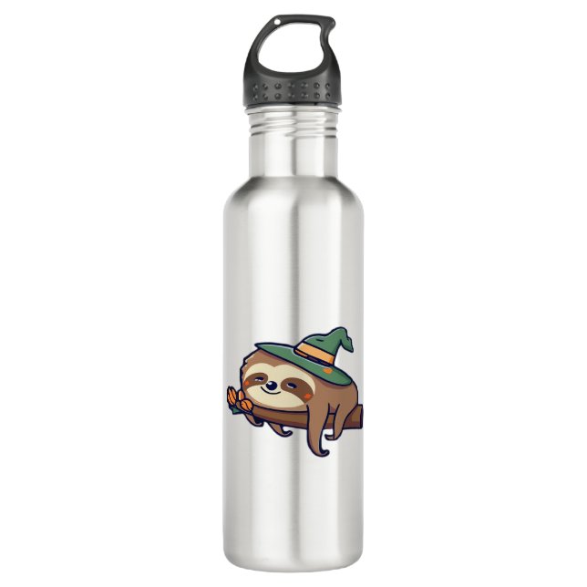 lazy sloth kawaii Classic T-Shirt 710 Ml Water Bottle (Front)