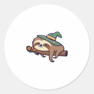 lazy sloth kawaii Classic T-Shirt Classic Round Sticker