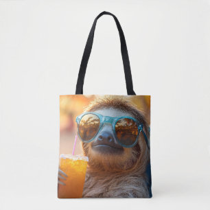 Lazy Sloth Tote Bag