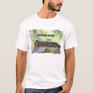 Lazy Squirrel Photo T-Shirt
