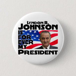LB Johnson Forever 6 Cm Round Badge