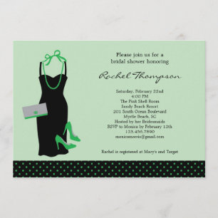 LBD Bridal Shower Invitation