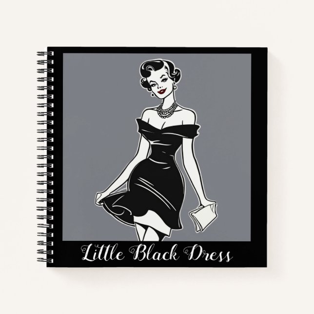 LBD Glamor Notebook - Little Black Dress Journal