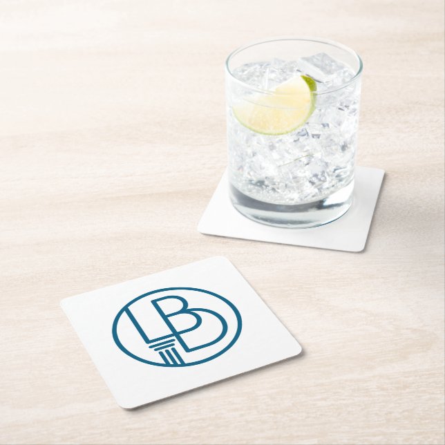 LBD Law Square Paper Coaster (Insitu)