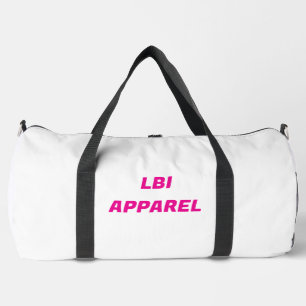 LBI APPAREL TRADEMARKED DUFFLE BEACH BAG
