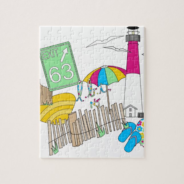 LBI Love Girly Collage Jigsaw Puzzle (Vertical)