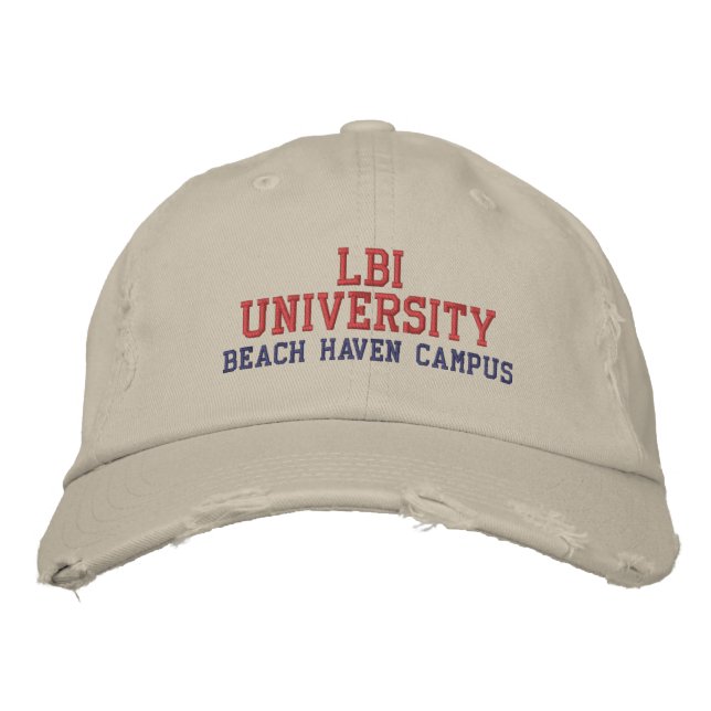 LBI UNIVERSITY BEACH HAVEN CAMPUS EMBROIDERED HAT (Front)