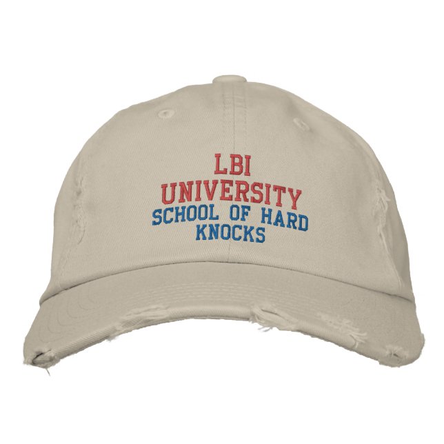 LBI UNIVERSITY EMBROIDERED HAT (Front)