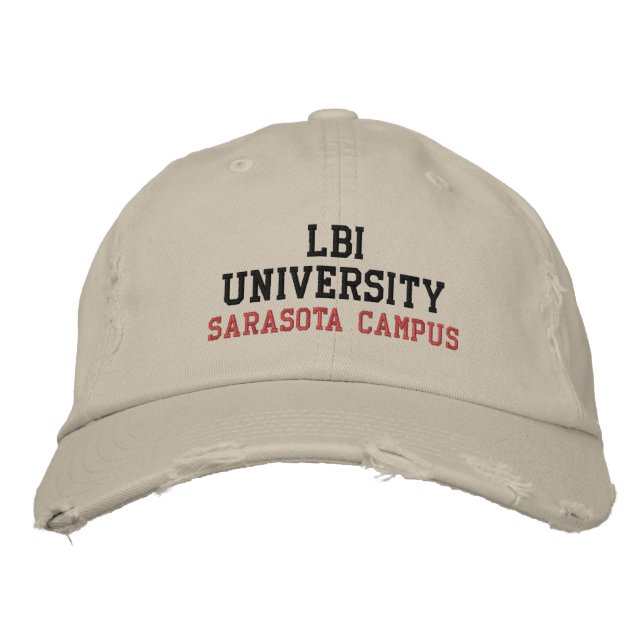 LBI UNIVERSITY (TM) EMBROIDERED HAT (Front)