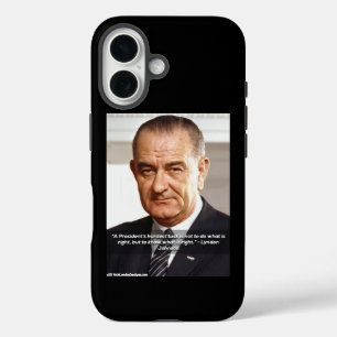 LBJ And "Knowing What's Right" Elegant iPhone 16 Case