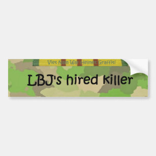 LBJ's hired killer Bumper Sticker