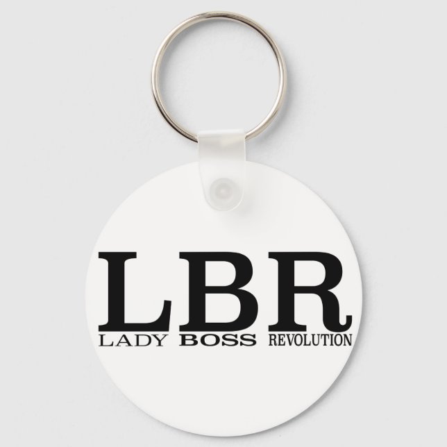 LBR Lady Boss Revolution Key Ring (Front)