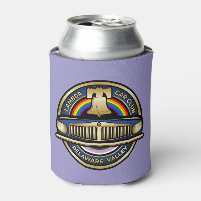 LCCI DelVal Can Coozy (Lavender) Cooler (Can Front)