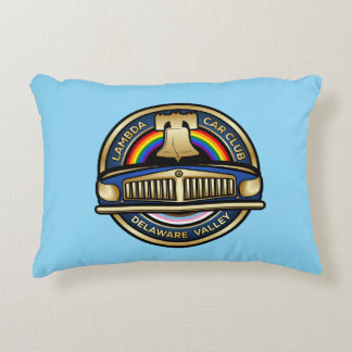 LCCI DelVal Throw Pillow (Light Blue)