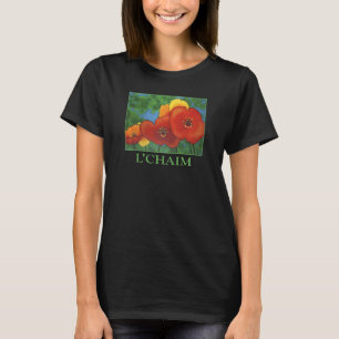 L'chaim Jewish Toast To Life Hebrew Jew Shalom T-Shirt