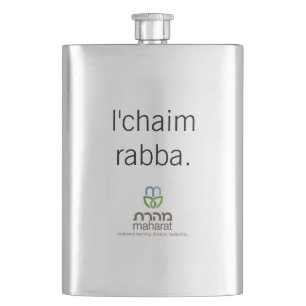 L'chaim Rabba Flask
