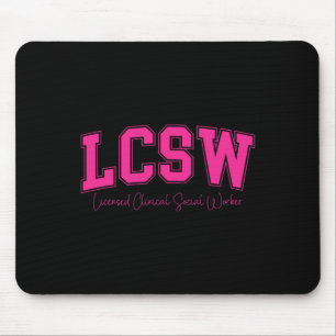 Lcsw Licensed Clinical Social Worker Mouse Pad