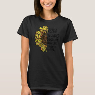 LCSW Social Worker I Became A Social Worker T-Shirt