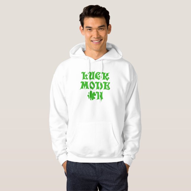 Lcuk Mode On  Hoodie (Front Full)