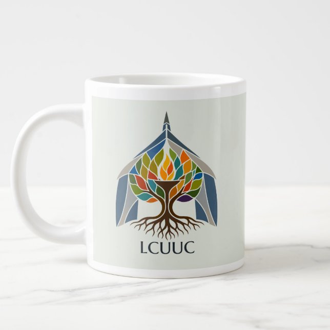 LCUUC Community Chalice Large Coffee Mug (Left)