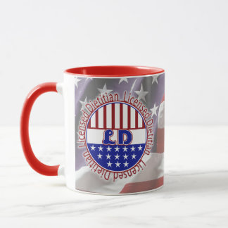 LD Licensed Dietician PATRIOTIC Mug