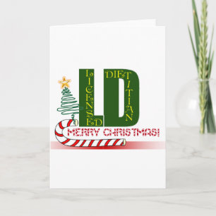 LD MERRY CHRISTMAS - LICENSED DIETITIAN HOLIDAY CARD