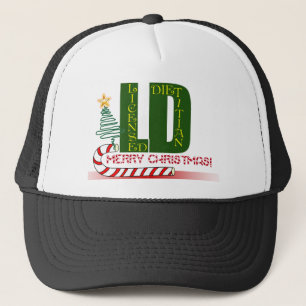 LD MERRY CHRISTMAS - LICENSED DIETITIAN TRUCKER HAT