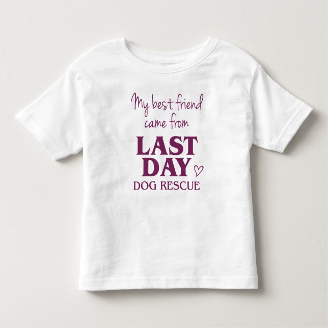 LDDR My BFF toddler shirt (Front)