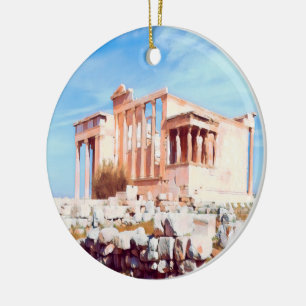 ldp Athens - Acropolis - Cecropia Ceramic Ornament