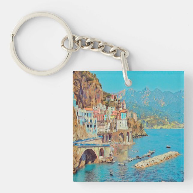 ldp ATRANI.- Amalfi Coast - Key Ring (Front)