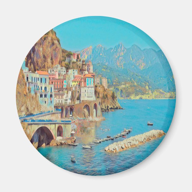 ldp ATRANI.- Amalfi Coast - Magnet (Front)