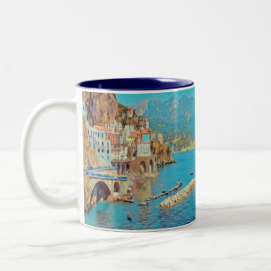 ldp ATRANI.- Amalfi Coast - Two-Tone Coffee Mug