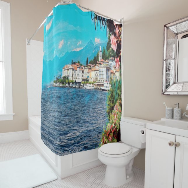 ldp BELLAGIO - Lake Como - Shower Curtain (In Situ)