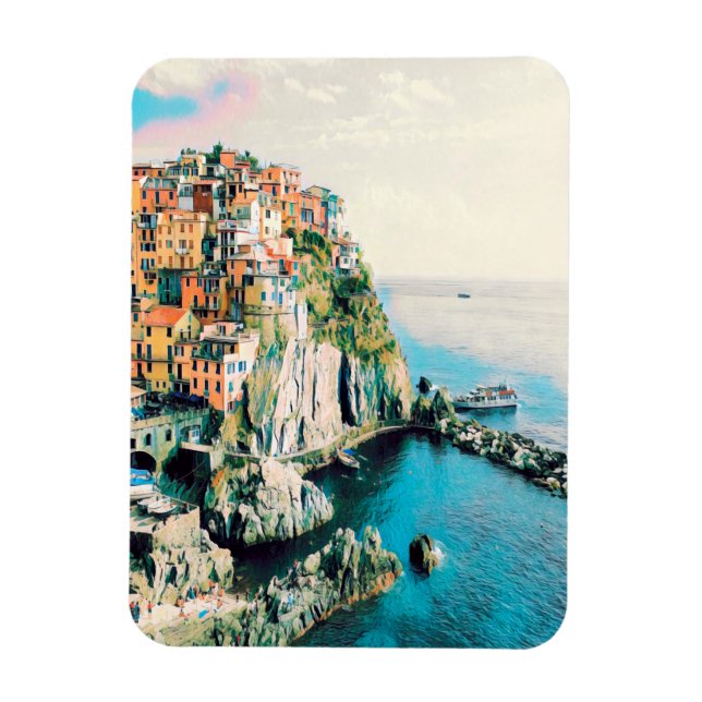 ldp Cinque Terre - Manarola Magnet (Vertical)