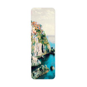ldp Cinque Terre - Manarola Return Address Label
