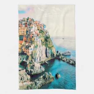 ldp Cinque Terre - Manarola Tea Towel