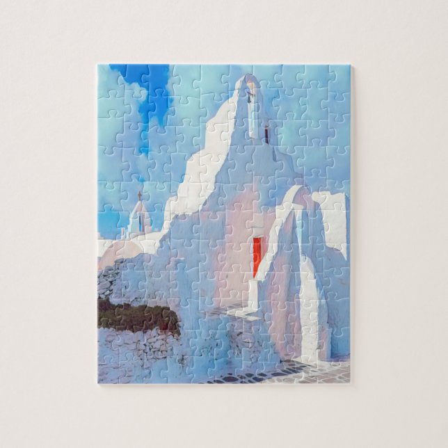 ldp MYKONOS - characteristic church - Jigsaw Puzzle (Vertical)