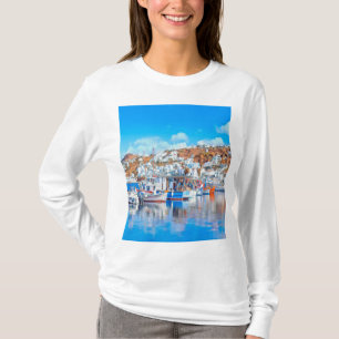 ldp MYKONOS - fishing boats - harbour - panorama T-Shirt
