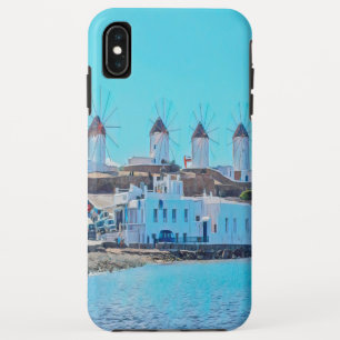 ldp MYKONOS - view from the sea of the windmills - iPhone XS Max Case