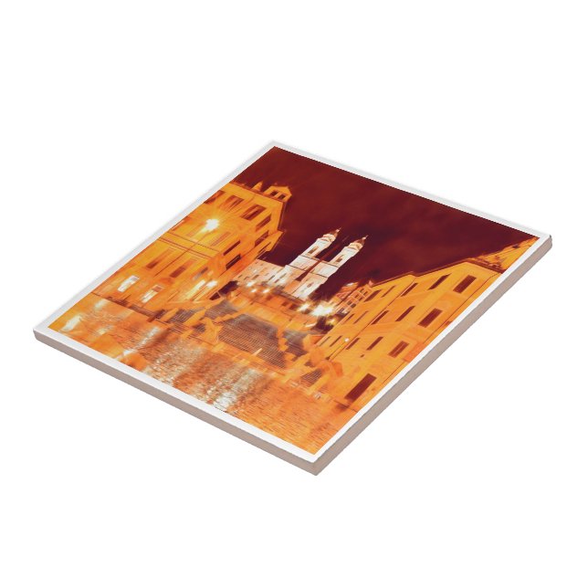 ldp PIAZZA DI SPAGNA by nigth Rome Ceramic Tile (Side)