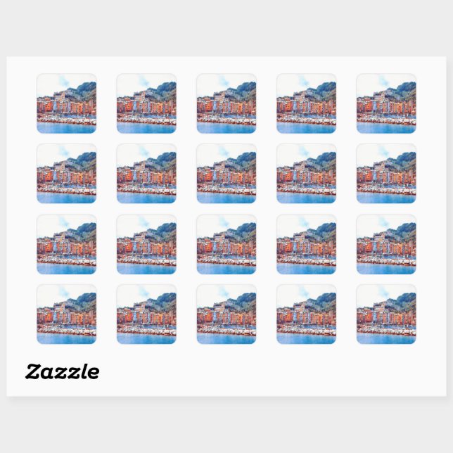 ldp PORTO VENERE - Square Sticker (Sheet)