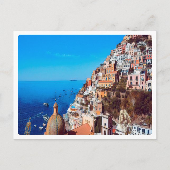 ldp POSITANO - Amalfi Coast - Panorama Postcard (Front)