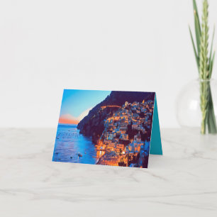 ldp POSITANO Amalfi Coast - sunset taken by Hotel Card