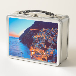 ldp POSITANO Amalfi Coast - sunset taken by Hotel Metal Lunch Box
