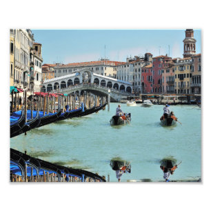 ldp RIALTO BRIDGE - Venice - Canal Grande Photo Print