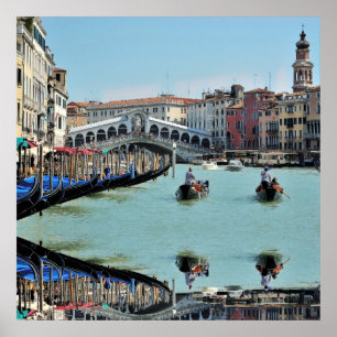 ldp RIALTO BRIDGE - Venice - Canal Grande Poster